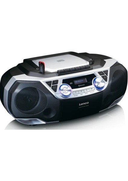 SCD-720SI - Dab+/fm Radyo, Bluetooth®, Cd, Kaset Çalar ve USB Oynatıcılı Taşınabilir Boombox - Gümüş