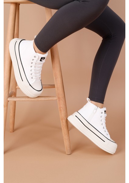 Nelhage Kadın Beyaz Spor Ayakkabı PCI-11138 modelleri