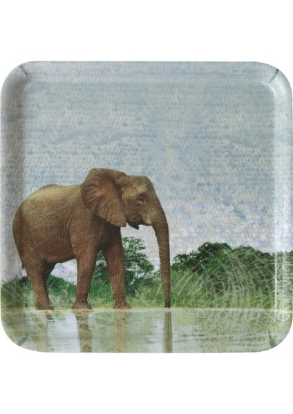 Wıld Kaydırmaz Tepsi 24CM-ELEPHANT