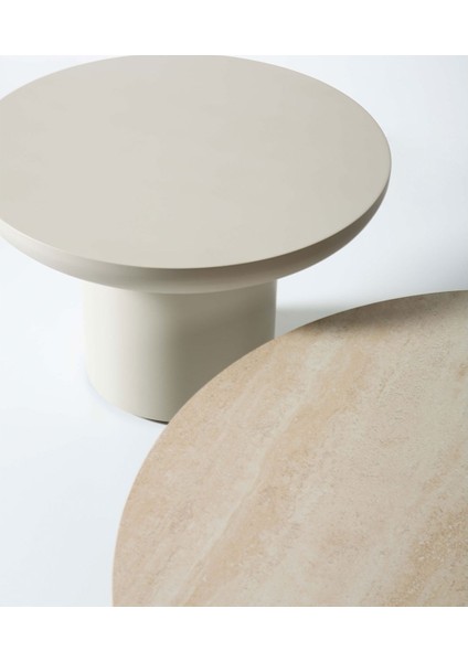 Brandon Orta Sehpa Seti - Krem fiyatları