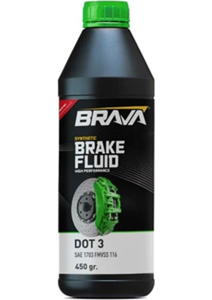 Brake Fluid Dot-3 450 ml Fren Hidrolik Sıvısı