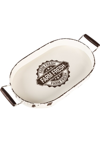 Dublın Oval Tepsi 47X29CM