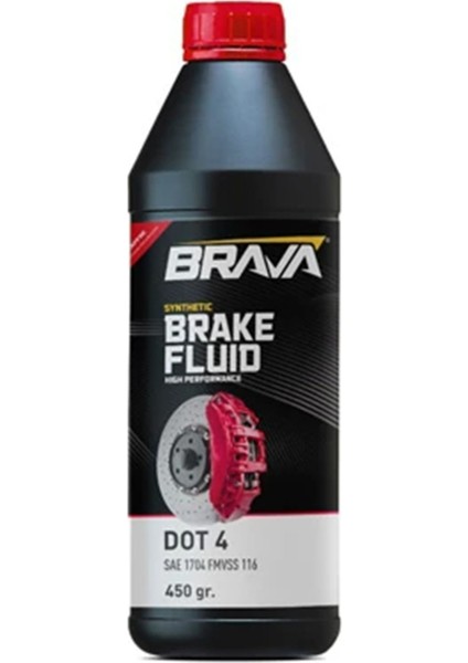 Brake Fluid Dot-4 450 ml Hidrolik Fren Sıvısı