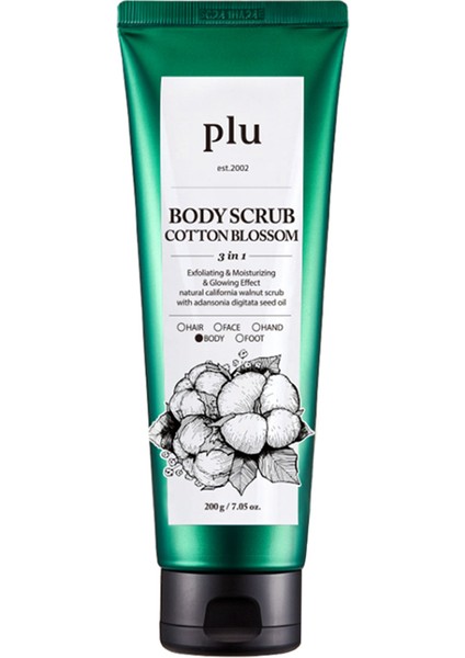 Original Body Scrub Cotton Blossom 200G - Pamuk Çiçekli Vücut Peelingi