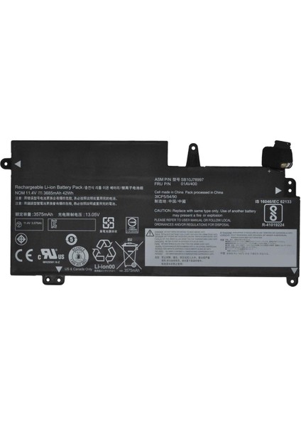 Lenovo Thinkpad 13 Chromebook Uyumlu Batarya Pil