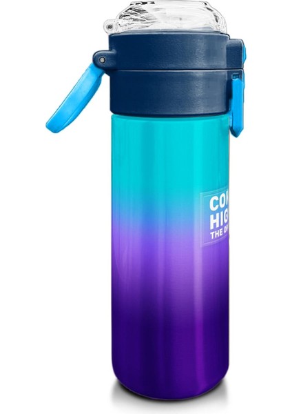 Kids Mor Renk Geçişli Desenli Pipetli ve Direkt Içim Çelik Termos 500 ml 31964 fiyatları