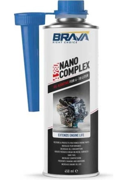 A980 Nano Complex Özel Motor Yağı Katkısı 450 ml x 20
