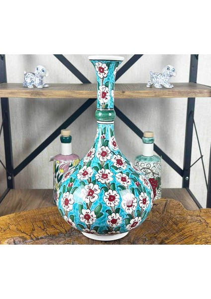 Iznik Çini Gözyaşı Vazo