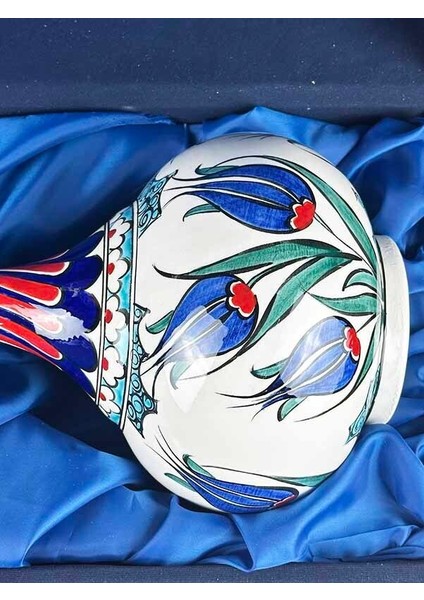 Lale Bahçesi Desenli 30CM Iznik Vazo fiyatları