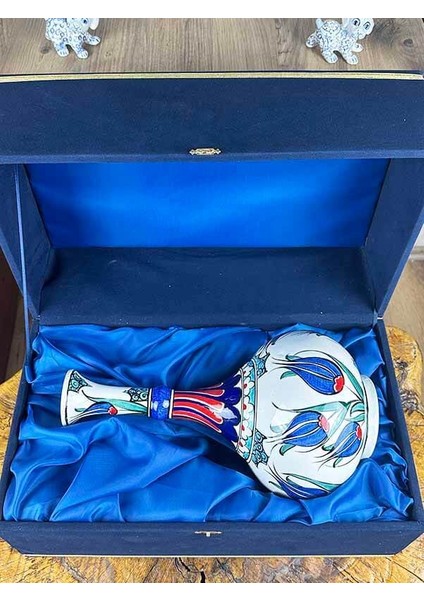 Lale Bahçesi Desenli 30CM Iznik Vazo modelleri