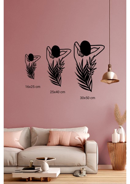 Zarafetin Minimalist Yansıması: Doğal Dokunuş Metal Duvar Dekoru