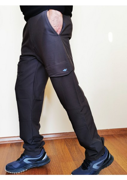 Erkek Antrasit Kargo Cepli Lastikli Bel Pantolon 2049-03 modelleri