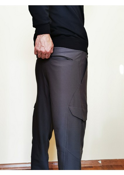 Erkek Antrasit Kargo Cepli Lastikli Bel Pantolon 2049-03 indirimleri
