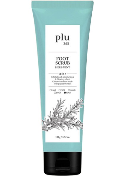 365 Foot Scrub Herb Mint 100GR - Naneli Ayak Peelingi