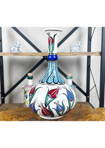 Devlet Erkanına Hediye – Iznik Çini Vazo