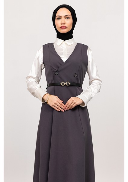 Erves Düğmeli Jile 1399 - Antrasit