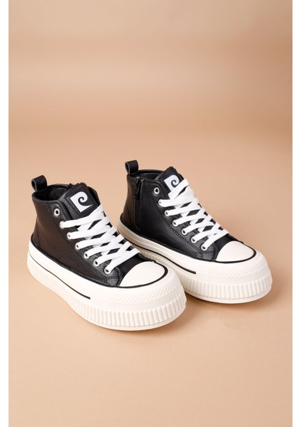 Nelhage Kadın Siyah Beyaz Spor Ayakkabı PCI-11138 indirimleri