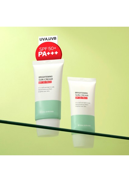Brightening Sun Cream SPF50 Güneş Kremi Eşitleyici Yüksek Koruma Kore 40ml