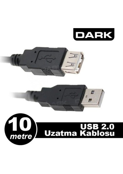 USB2EXTL1000USB 10 mt USB 2.0 USB Uzatma Kablosu