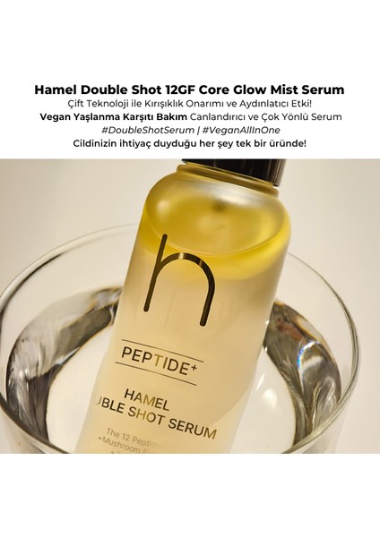 Double Shot Peptid ve Seramid Içerikli Temizleyici Kore Bakım Seti – Yenileyici fiyatları