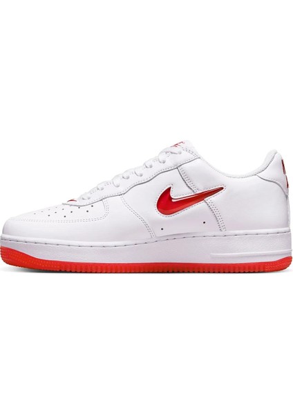 Air Force 1 Low Retro Leather Sneaker Hakiki Deri Erkek Günlük Spor Ayakkabı Beyaz Kırmızı fiyatları