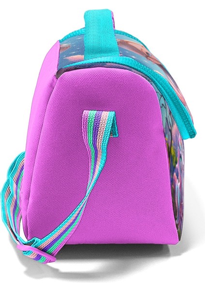 Kids Turkuaz Pembe Anime Kız Desenli Thermo Beslenme Çantası 12781 fiyatları
