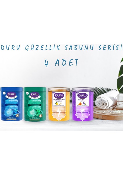 Güzellik Sabunu Serisi 4 x 4'lü Paket (16 Adet)