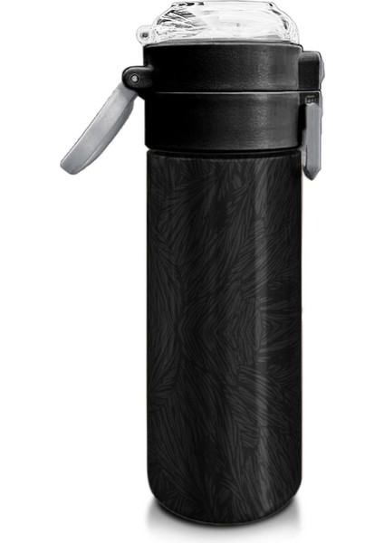 Kids Siyah Futbol Desenli Pipetli ve Direkt Içim Çelik Termos 500 ml 31898 fiyatları