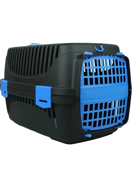 Kedi Köpek Evcil Hayvan Taşıma Çantası Box Orta Boy Çok Fonksiyonlu Siyah-Pembe