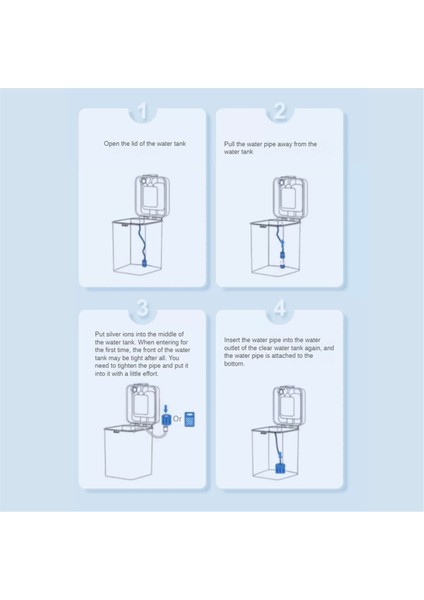 X10/S10/W10S/S20/X20/S10 Plus Serisi Robot Su Tankı Kokusu Için 1 Adet Gümüş Iyon Modülü (Yurt Dışından) modelleri