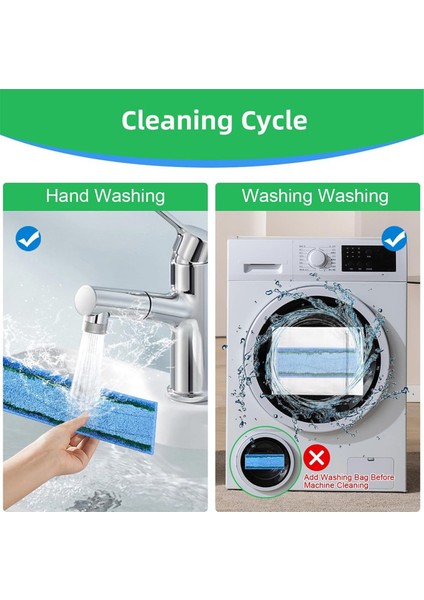 11 Paket M6 Islak Paspas Pedleri Seriyle Uyumlu, Yıkanabilir Mikrofiber Yedek Temizleme Pedi (Yurt Dışından) fırsatları