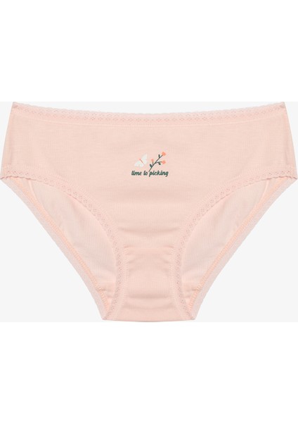 Kız Çocuk Mushroom 3lü Çok Renkli Slip Külot