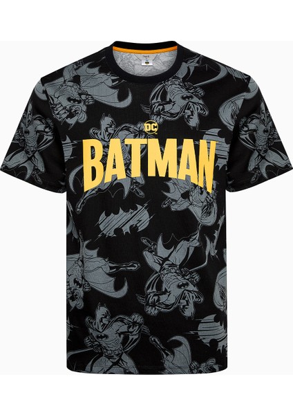 Batman Çok Renkli Pantolonlu Pijama Takımı