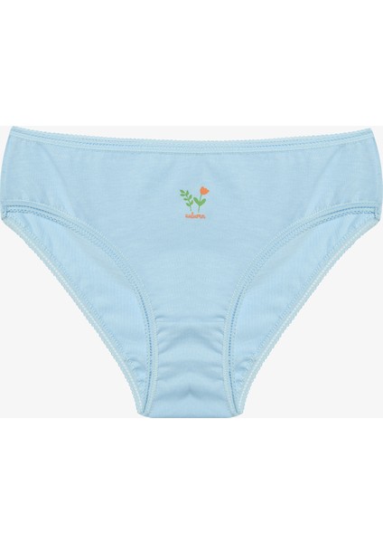 Kız Çocuk Autumun 5li Çok Renkli Slip Külot