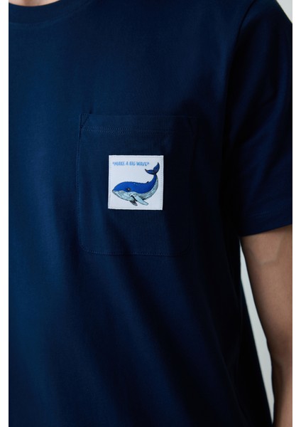 Whale Lacivert Şortlu Pijama Takımı