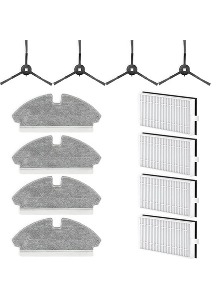 M1 / Trouver Vakum Yedek Parçaları Yan Fırça Hepa Filtre Paspas Bezi Aksesuarları (Yurt Dışından)