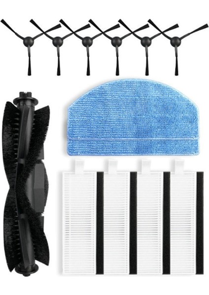 G8000/G8000 Pro Süpürme Robotu Aksesuarları Temizleyici Parçaları Yedek Ana Yan Fırça Toz Torbası Paspas Için 13 Adet (Yurt Dışından) fiyatları