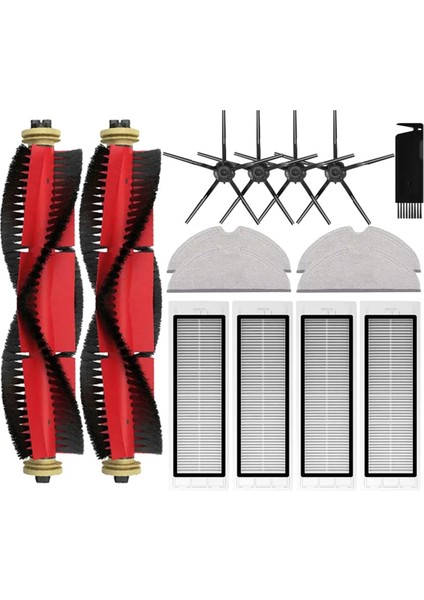 S5 S50 S55 S502-02 Max S6 Maxv Pure E4 E5 Yedek Parçalar Ana Yan Fırça Hepa Filtre Paspas (Yurt Dışından)