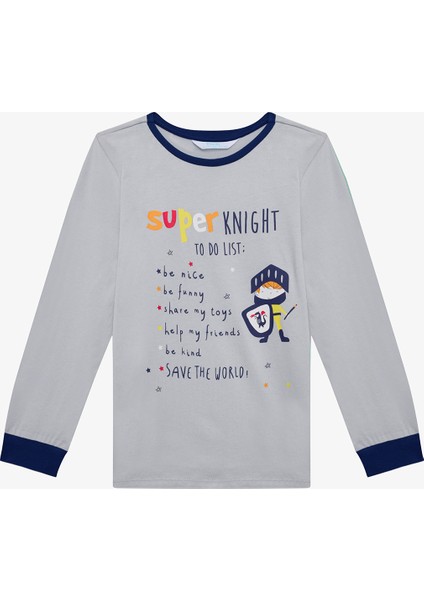 Erkek Çocuk Superknight 2li Çok Renkli Pijama Takımı