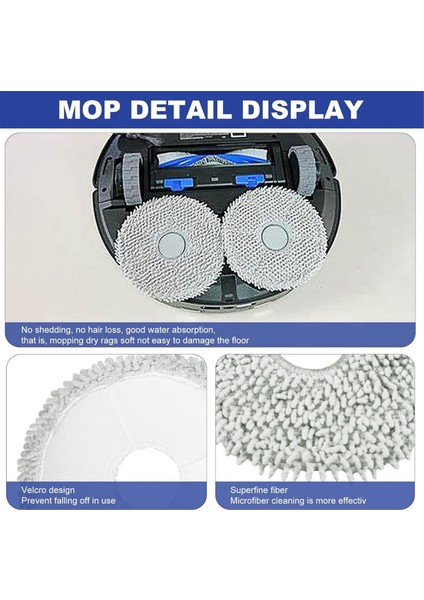 T30 Pro Omnı DDX14 / M12 Pro+ Ana Yan Fırça Hepa Filtre Paspas Toz Torbası Için 15 Adet Vakum Yedek Parçaları (Yurt Dışından) modelleri