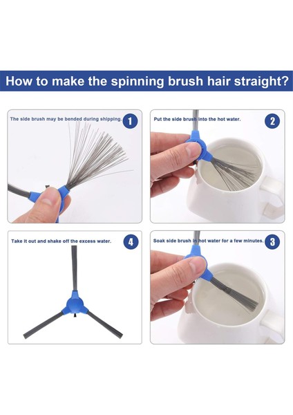 Robovac 11S Max, 15C 30C Max G30 Edge G10 Hibrit Robot Aksesuarları Için Yedek (Yurt Dışından) indirimleri