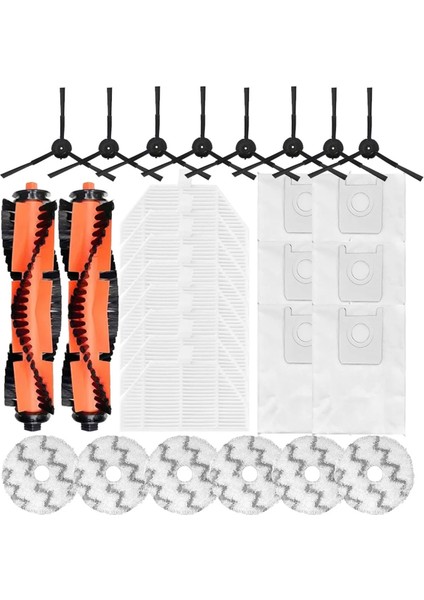 Eva Kendi Kendini Temizleyen Boşaltma Robotu Vakum SDJ06RM Ana Yan Fırça Filtre Paspas Bezleri Toz Torbaları Yedek Parçalar (Yurt Dışından)