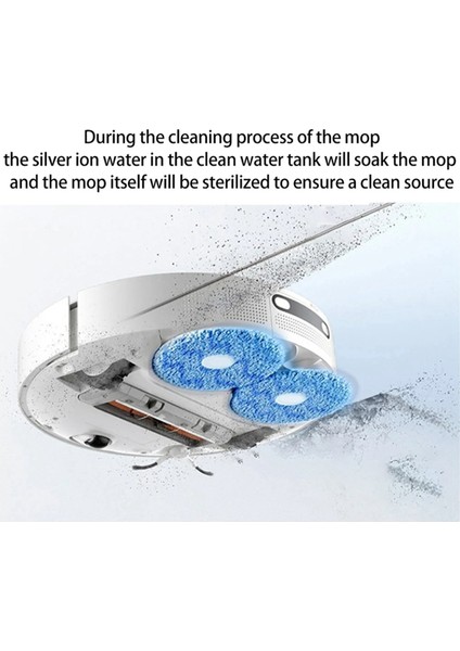 S10 Süpürme Robotu Için Gümüş Iyon Özel Temiz Parçalar (Yurt Dışından) indirimleri