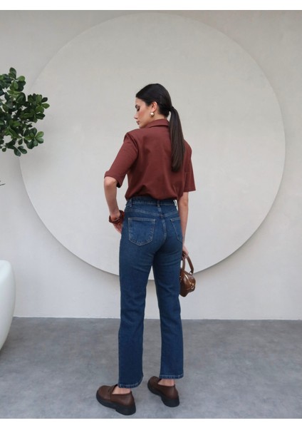 Bel Aksesuarlı Momfit Jean fırsatları