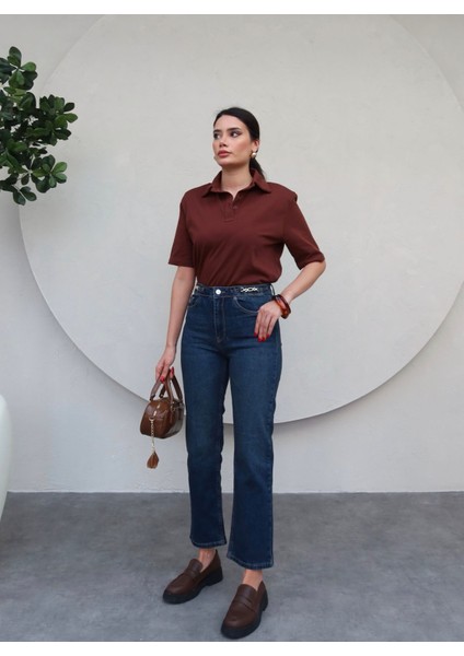 Bel Aksesuarlı Momfit Jean indirimleri