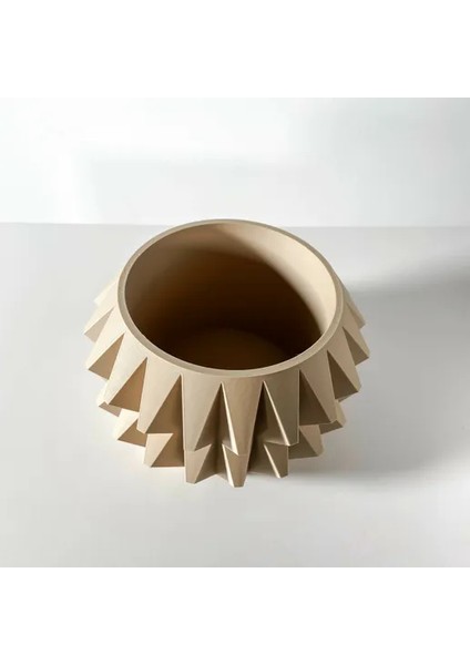 Geometrik Tasarımlı Simetrik Modern Vazo