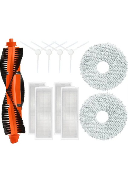 Robot Vakum X20 Için Self-Cleaning 2 / C101 Ana Yan Fırça Hepa Filtre Paspas Bezi Parçaları (Yurt Dışından)