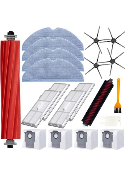 S7 Maxv Ultra/ Pro Ultra/s7 Maxv Plus /G10S Pro Mop Filtresi Ana Yan Fırça Torbaları Için Yedek Parça Takımı (Yurt Dışından) fırsatları