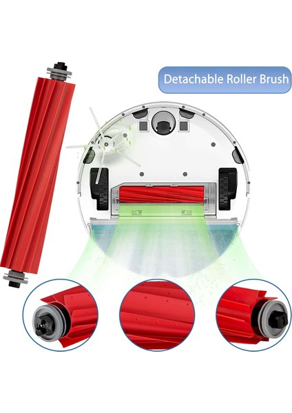 S7 Maxv Ultra/ Pro Ultra/s7 Maxv Plus /G10S Pro Mop Filtresi Ana Yan Fırça Torbaları Için Yedek Parça Takımı (Yurt Dışından) indirimleri