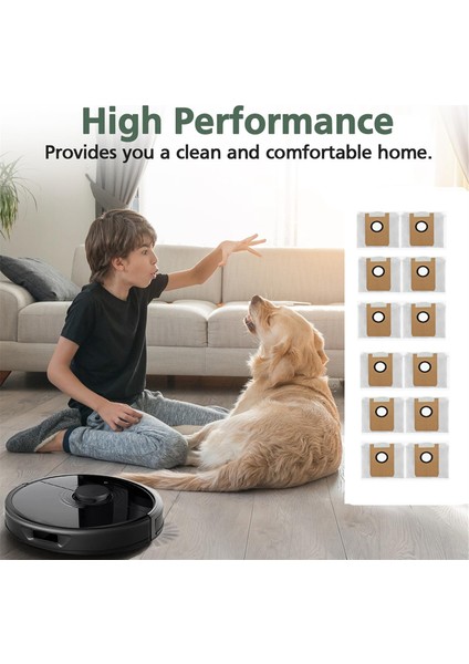 T20+ Süpürge Aksesuarları Için 12 Adet Toz Torbası Uzun Ömürlü ve Iyi Çalışmak Için Üretildi (Yurt Dışından) modelleri